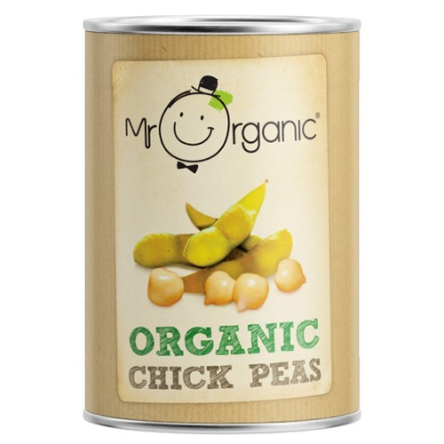 Mr Organic Organic Chick Peas 400g Tin