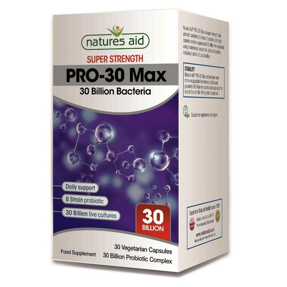 Natures Aid Super Strength Pro-30 Max 30 Caps