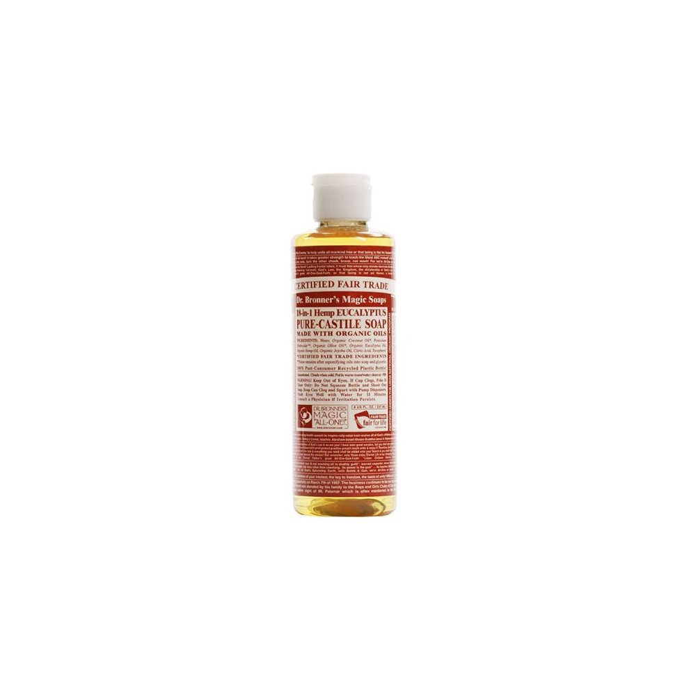 Dr Bronner Org Eucalypt Cast Liq Soap 237ml
