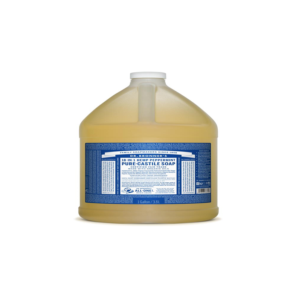 Dr Bronner Peppermint Pure-castile Liquid Soap  3.79 Litre
