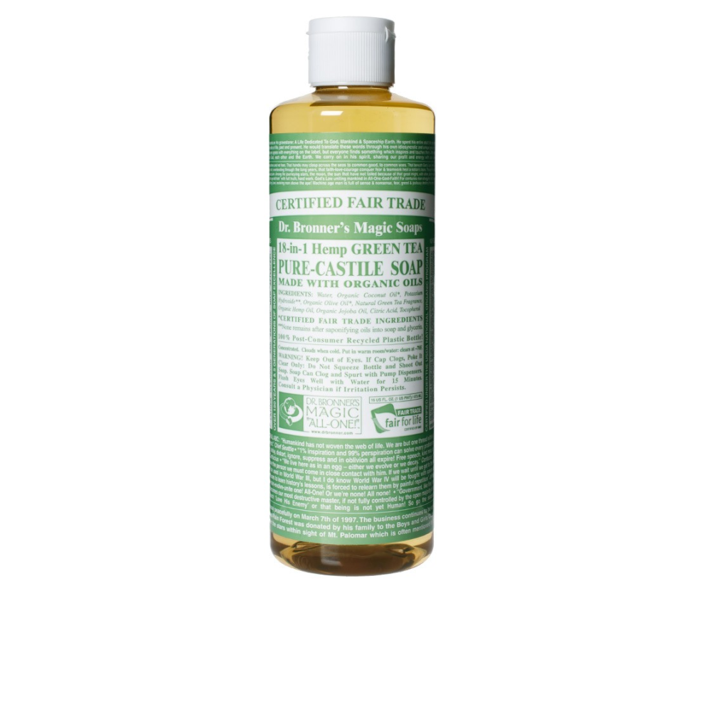 Dr Bronner Org Green Tea Castile Liq Soap 473ml