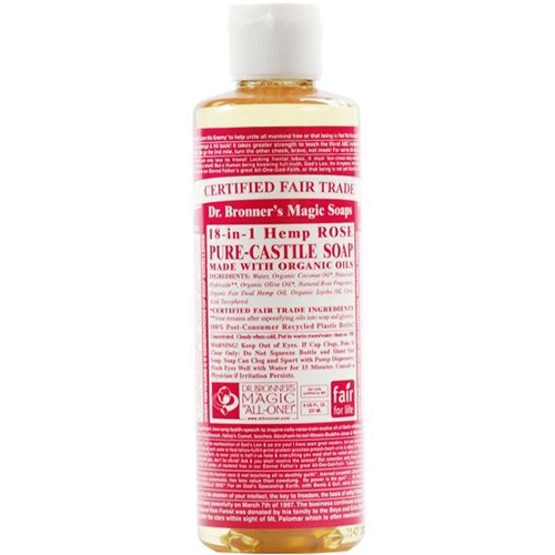 Dr Bronner's Dr Bronner Org Rose Cast Liq Soap 237ml