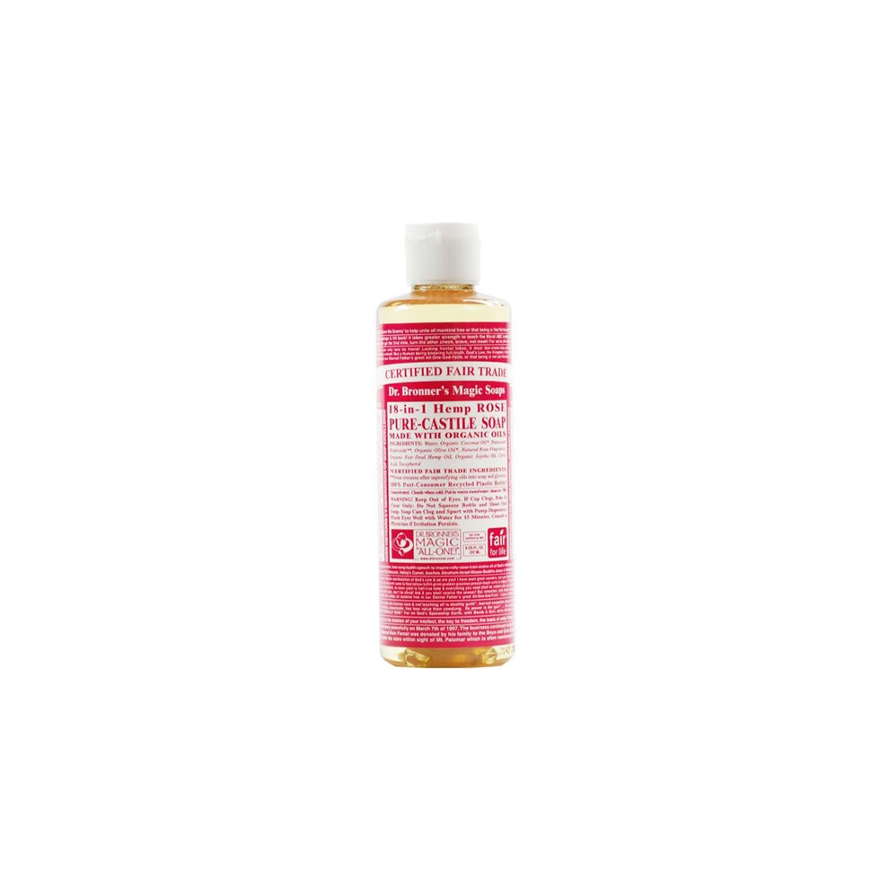 Dr Bronner Org Rose Cast Liq Soap 473ml