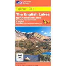 The English Lakes: North Western Area (explorer Maps)