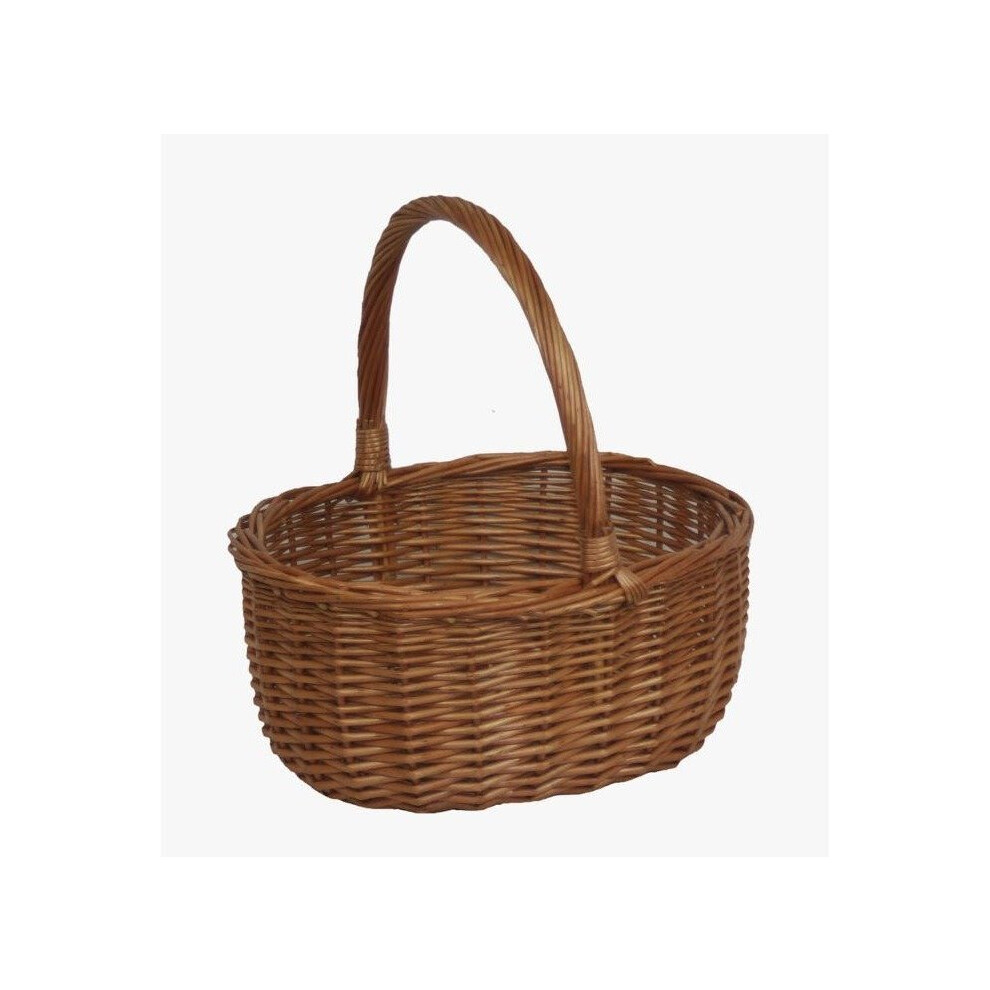 Shopping Basket Double Steamed Oval Shopper