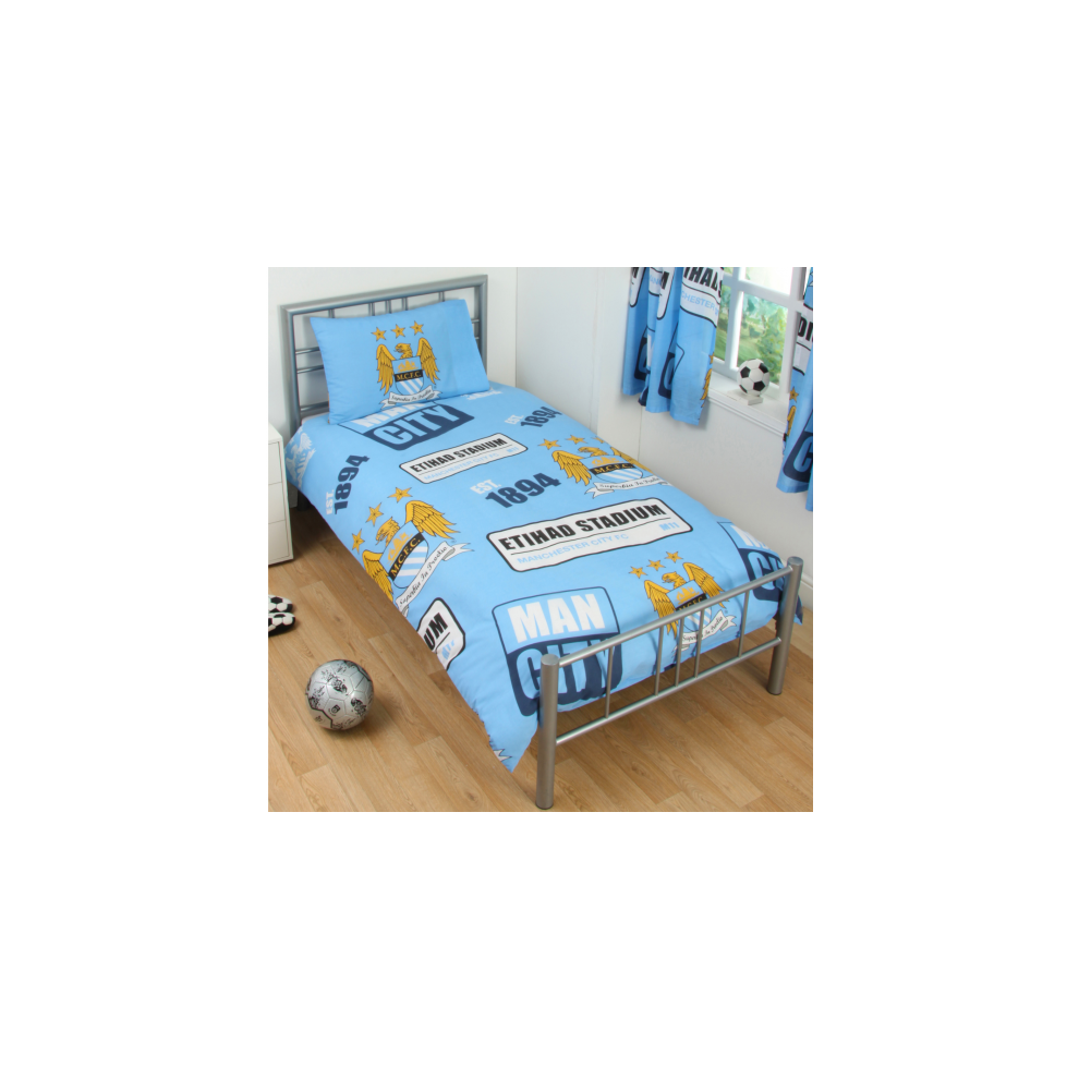 Manchester City Football Club single duvet cover