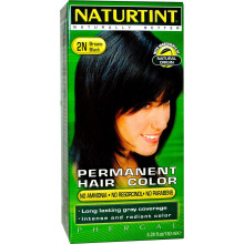 Naturtint Coloración Permanente 2N Negro Marrón (Pack de 1), Sin Amoníaco, Vegano, Cruelty Free, Cobertura del 100% de Canas