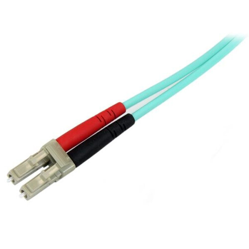 StarTech.com Startech.com Fiber Optic Cable - 10 Gb Aqua - Multimode Duplex 50/125 - Lszh - Lc/lc - 3 M 2