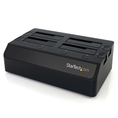 StarTech.com Docking station USB 3.0 - STARTECH - SDOCK4U33 - 4 dischi rigidi - Ventole - UASP