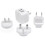StarTech.com Cargador de pared USB - STARTECH - USB2PACWH - 2 puertos - 17W - Viaje internacional 6