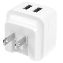 USB-muuroplader - STARTECH - USB2PACWH - 2 poorten - 17W - Internationale reis