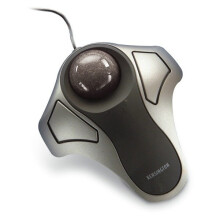 Kensington, TrackBall ergonomico cablato per PC, Mac, ambidestro, Grigio