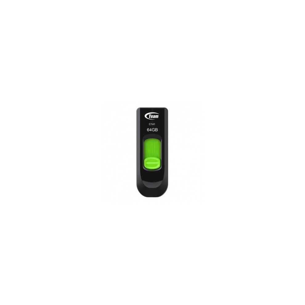 Team Group C145 64gb Usb 3.0 (3.1 Gen 1) Type-a Black,green Usb Flash Drive