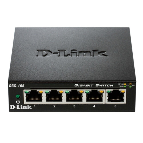 D-link Dgs-105 Unmanaged Black Network Switch 2