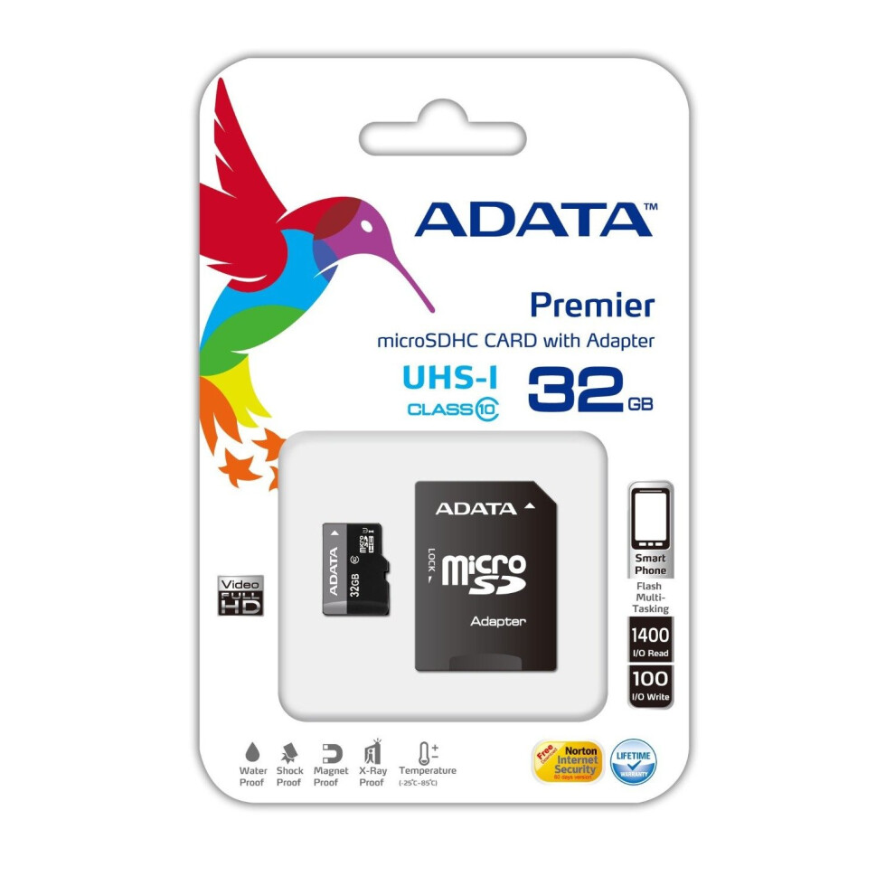 Adata Premier Microsdhc Uhs-I U1 Class10 32Gb 32Gb Microsdhc Class 10 Memory Card