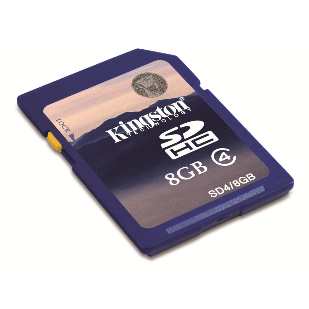 Kingston Technology Sd4/8gb 8gb Sdhc Class 4 Memory Card