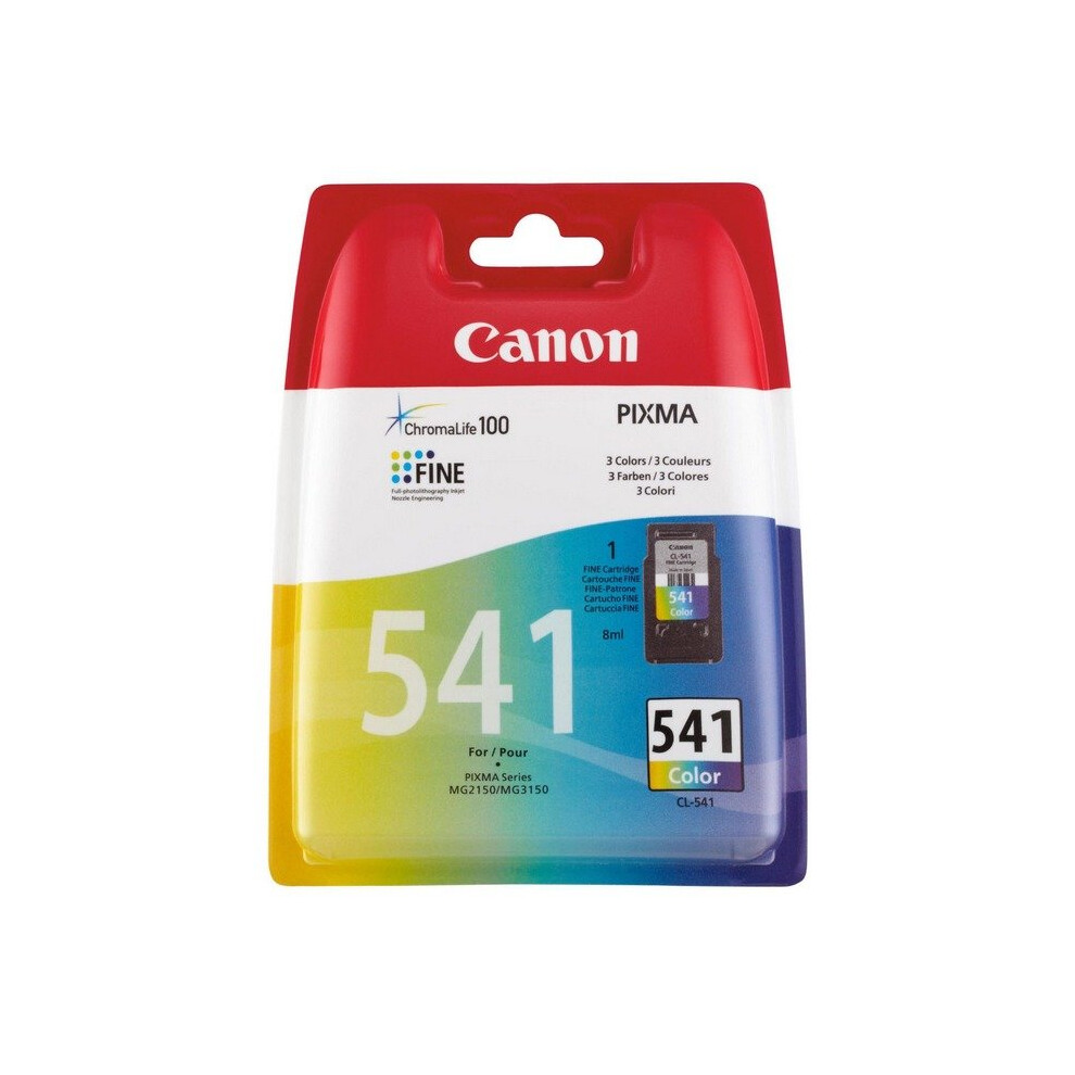 Canon CL-541 Colour Ink Cartridge (C/M/Y) for Pixma MG2150/MG3150 – 5227B005