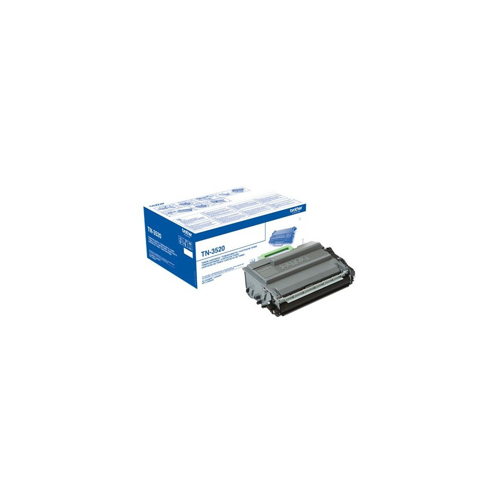 Brother Tn-3520 Cartridge 20000pages Black Laser Toner & Cartridge