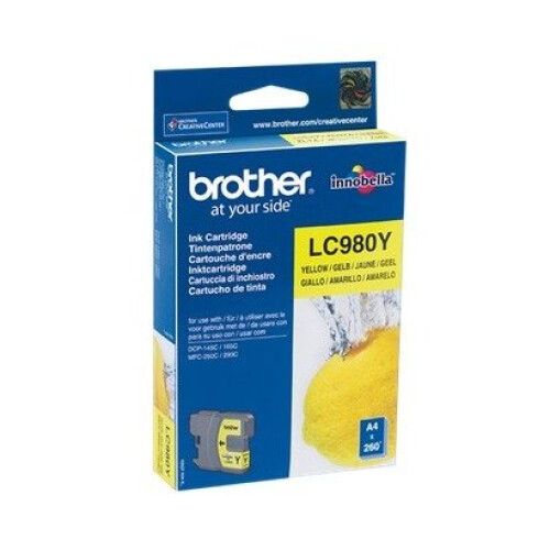 Brother Brother LC980Y Tintepatrone Gelb