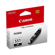Cartuccia d'inchiostro CANON CLI-551BK - Nero - Capacità standard 1.800 pagine