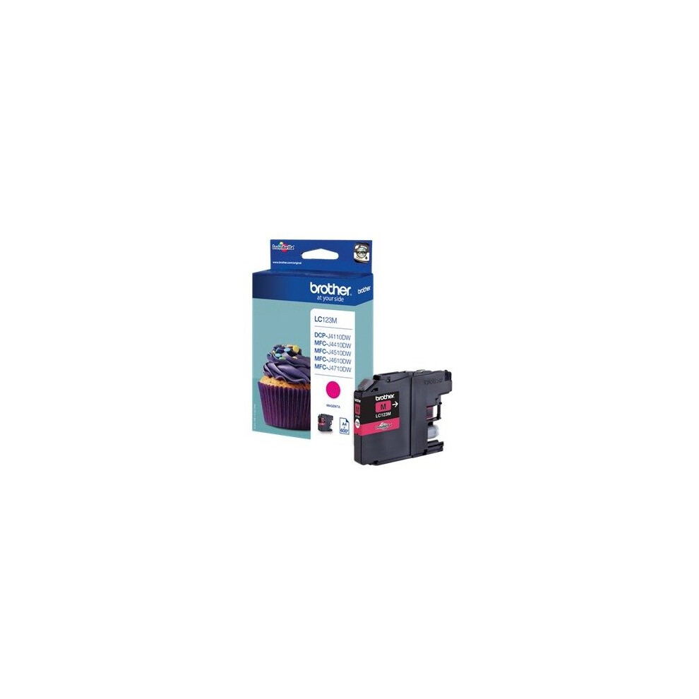 Brother Lc-123m Magenta Ink Cartridge
