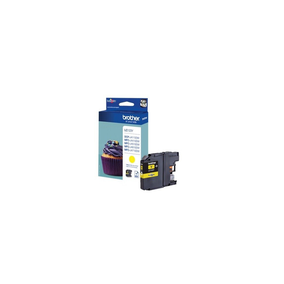 Brother Lc-123Y Ink Cartridge Yellow