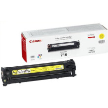 Keltainen CANON 716Y väriainekasetti - Yhteensopiva LBP-5050/5050n, MF-8030CN - Riittoisuus jopa 1500 sivua