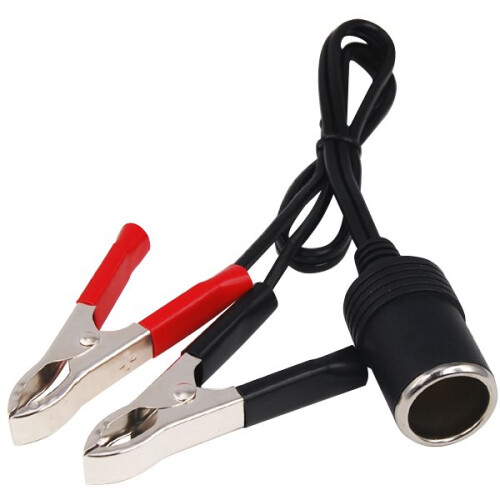 Trixes 12v Car Clip-On Cigarette Lighter Socket Battery Adapter 2