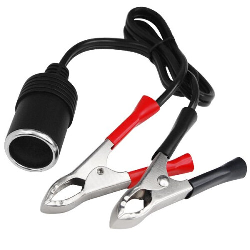 Trixes 12v Car Clip-On Cigarette Lighter Socket Battery Adapter 1