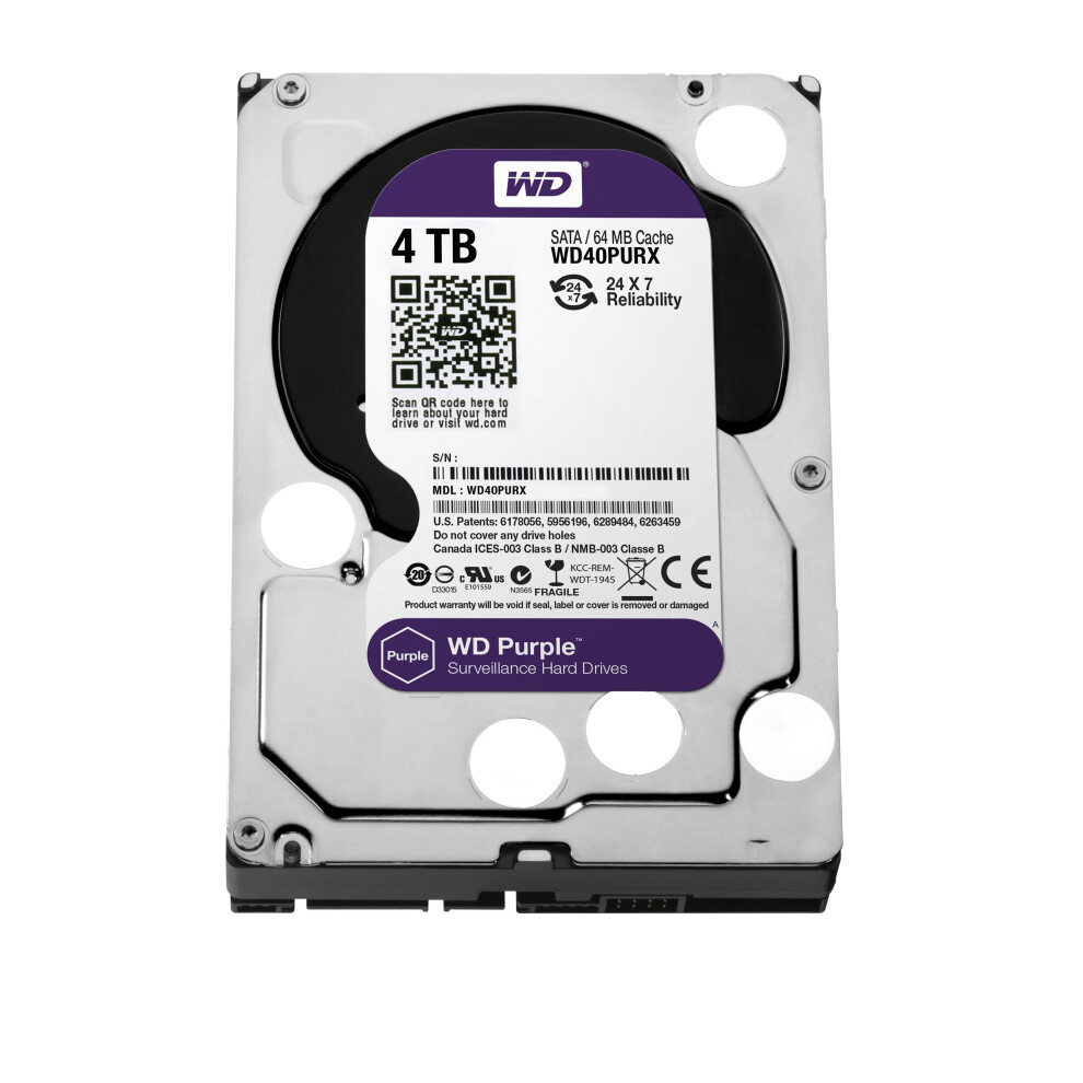 Western Digital 4000Gb Serial Ata Iii Internal Hard Drive Purple
