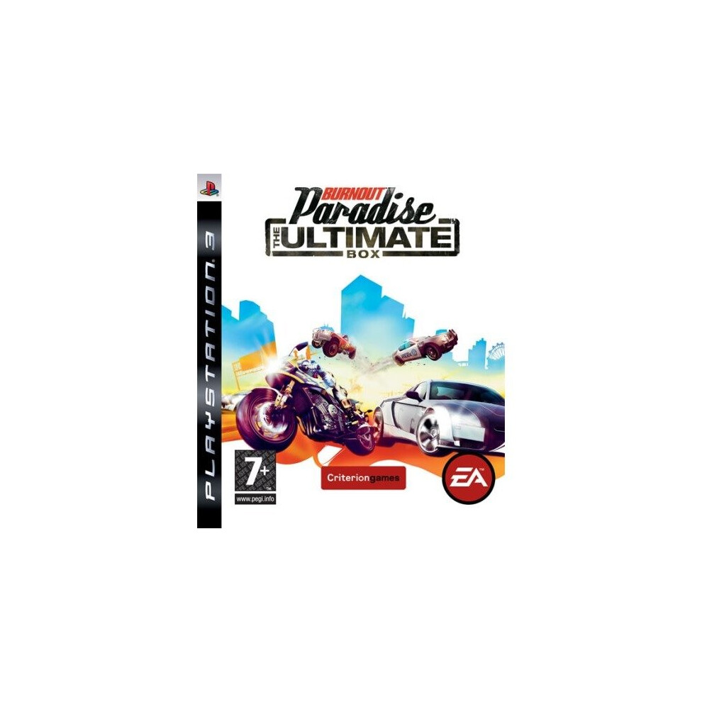 Burnout Paradise The Ultimate Box Sony Playstation 3 Ps3 Game 5030930067038