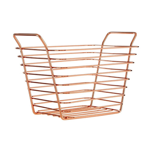 Premier Housewares Gold Shine Wire Basket