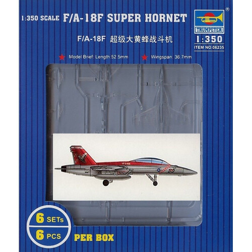 Tru06235 - Trumpeter 1:350 - Boeing F/a -18f Super Hornet