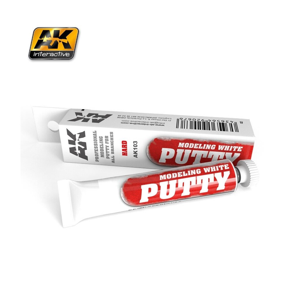 Ak Interactive White Ak00103 - Modelling Putty 20Ml