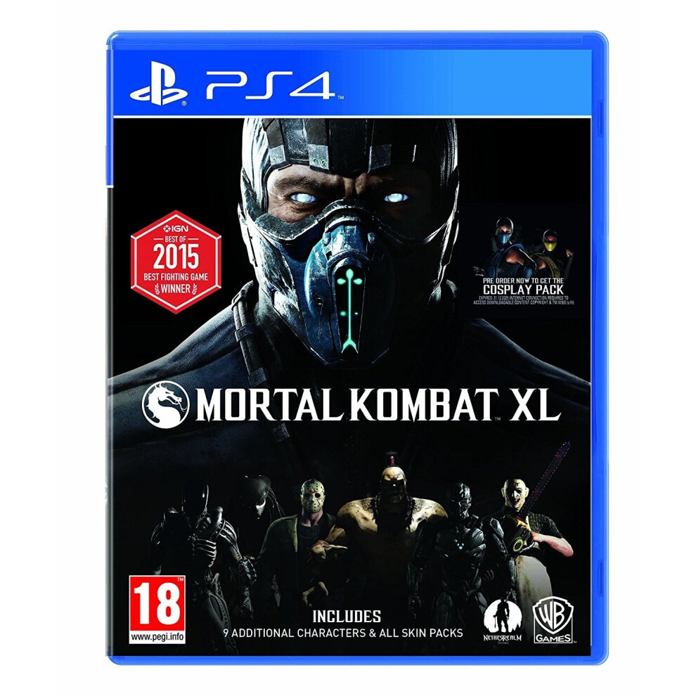 Mortal Kombat Xl Sony Playstation 4 Ps4 Game