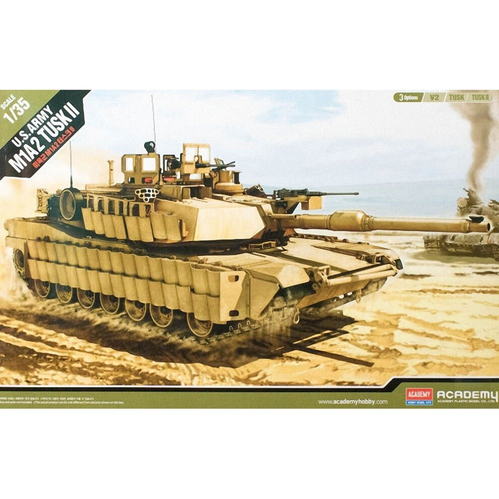 Academy Aca13298 - 1:35 - M1a2 Abrams Mbttusk I/Ii V2 Us Army