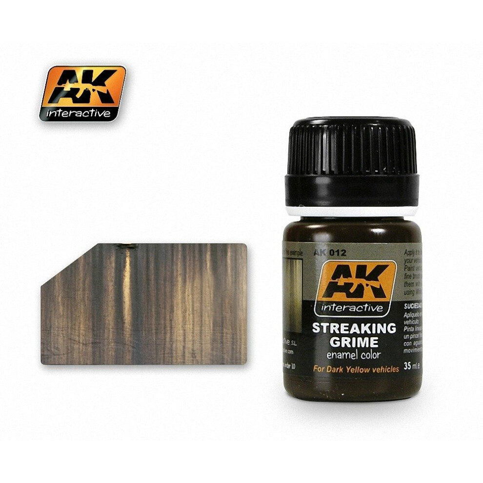 Ak Interactive Ak00012 - Wash Streaking Grime 35Ml