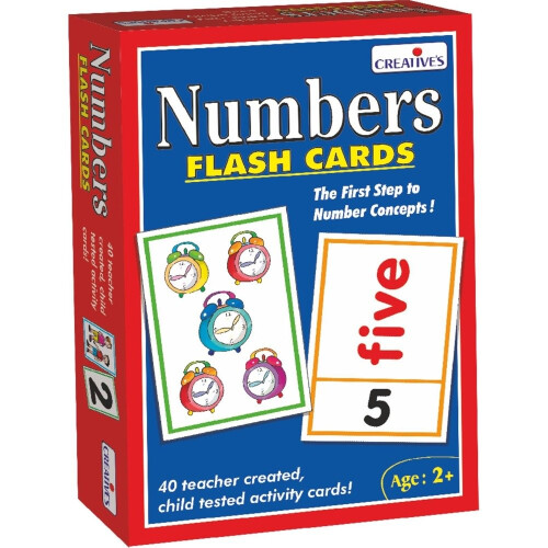 Cre0520 - Creative Pre-school - Number- Flash Cards