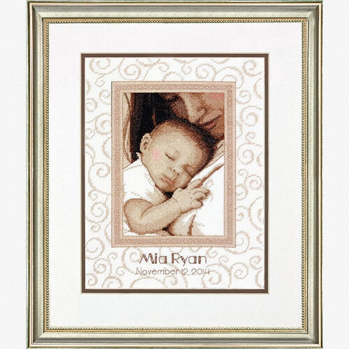 D70-73992 - Dimensions Counted X Stitch - Peaceful Baby Birth Record