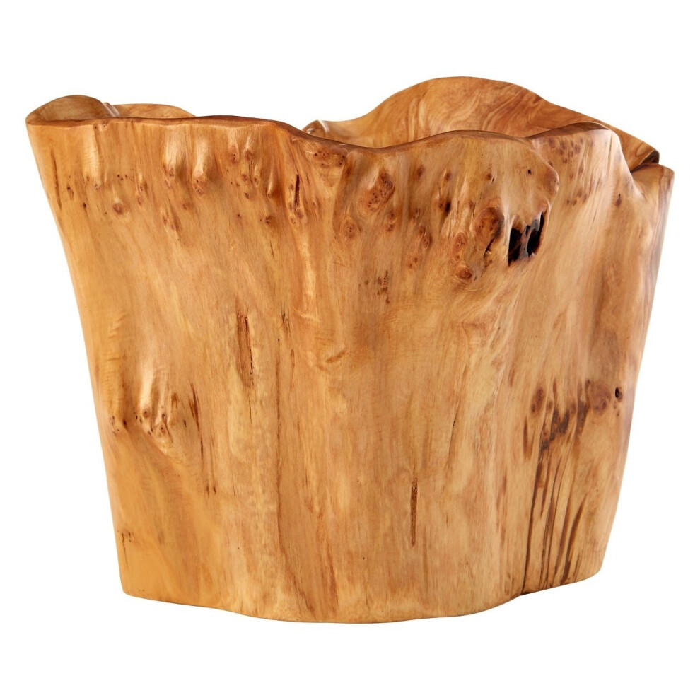 Natural Cedarwood Kora Deep Bowl