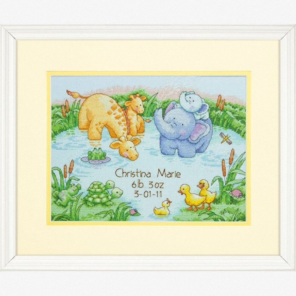 D70-73697 - Dimensions Counted X Stitch - Birth Record: Little Pond