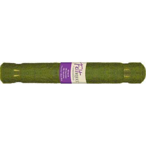 D72-73657 - Dimensions Wool Felt - Olive (30 X 30cm)