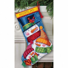 D72-109139 - Dimensions Needlepoint Kit - Stocking: Freezin' Season