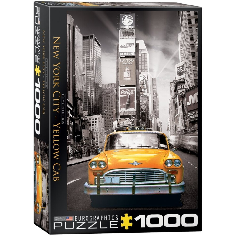 Eurographics Eg60000657 - Puzzle 1000 Pc - New York Cab Yellow