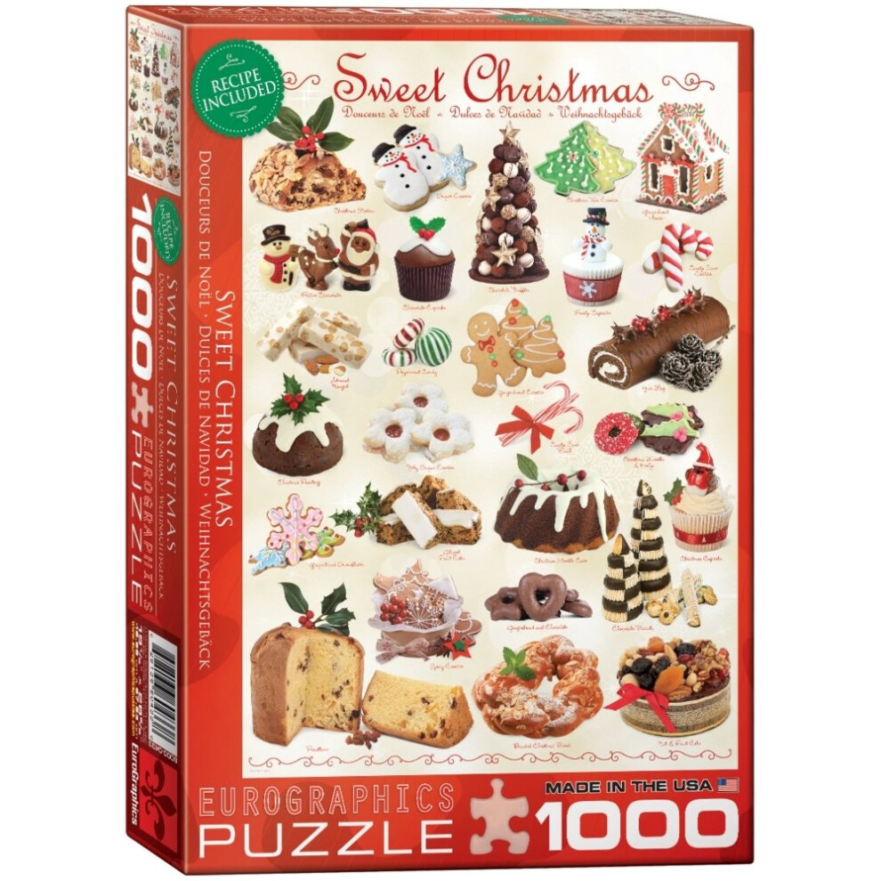 Eurographics Eg60000433 - Puzzle 1000 Pc - Sweet Christmas