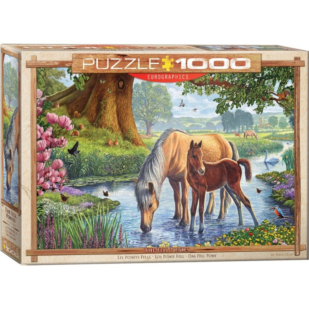 Eg60000976 - Eurographics Puzzle 1000 Pc - the Fell Ponies