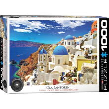 Oia Santorini Griechenland 1000-teiliges Puzzle