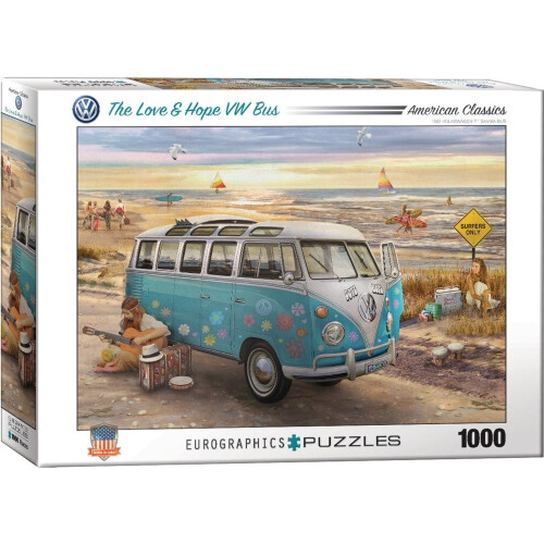Eg60005310 - Eurographics Puzzle 1000 Pc - the Love & Hope Vw Bus