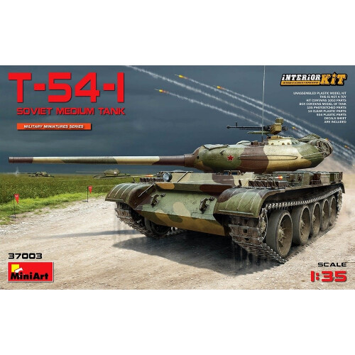 Min37003 - Miniart 1:35 - T-54-1 Soviet Medium Tank Interior Kit