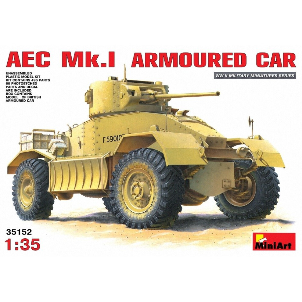 Min35152 - Miniart 1:35 - Aec Mk.1 Armoured Car